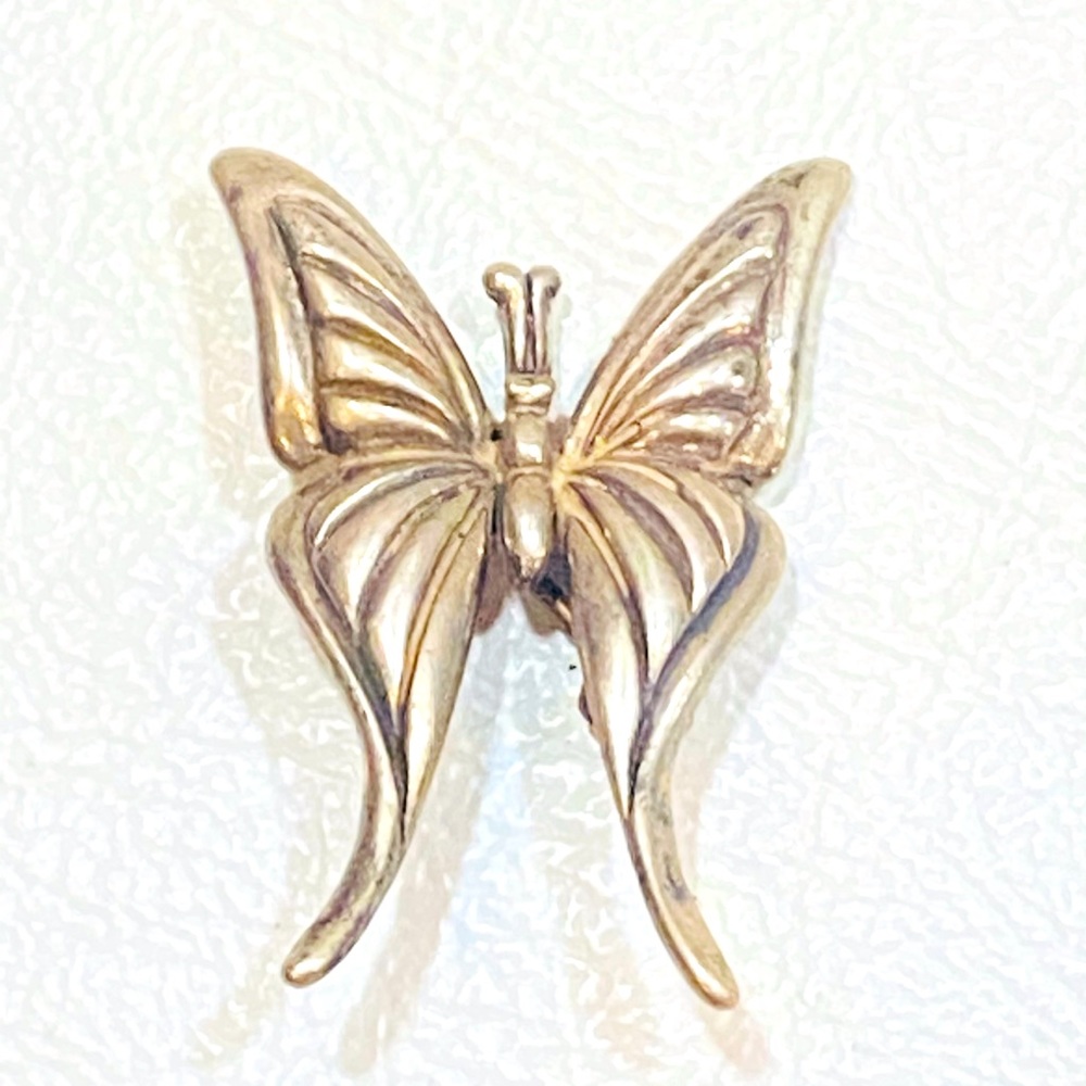 Sterling Silver 925 Butterfly Brooch Pin